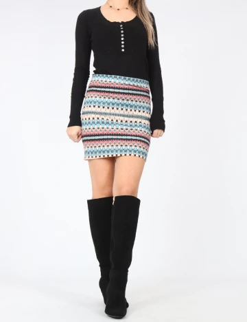 Fusta Bershka, mix culori Mix culori