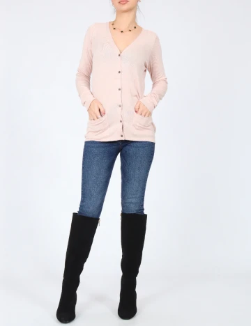 Cardigan Pull&Bear, roz pal Roz