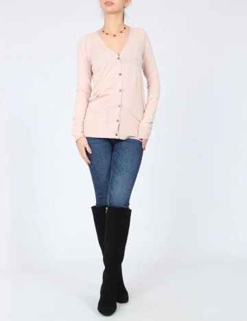 Cardigan Pull&Bear, roz pal Roz