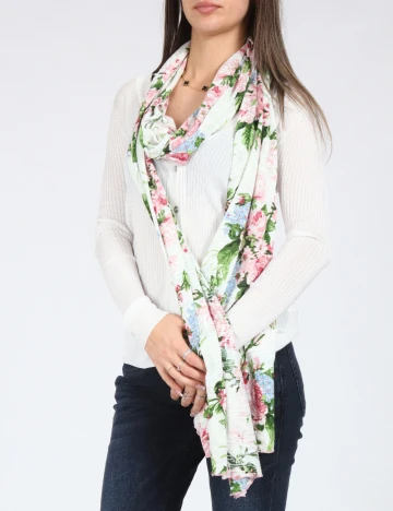 Esarfa Bershka, floral print