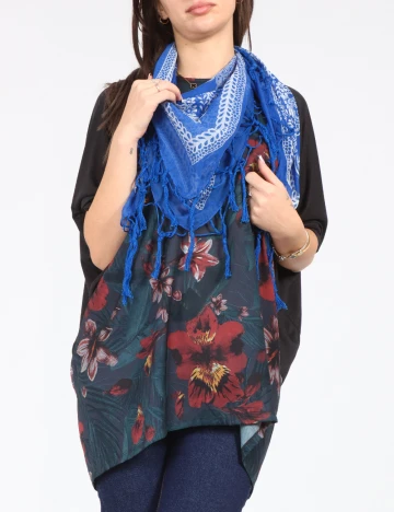 Esarfa Bershka, albastru