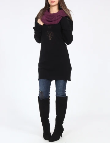 Fular Circular Bershka, mov