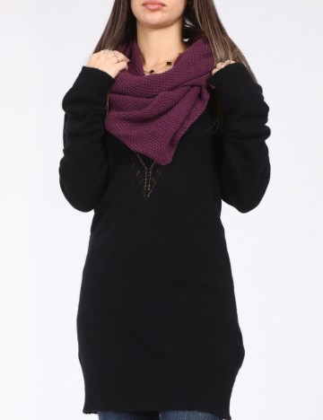 
						Fular Circular Bershka, mov