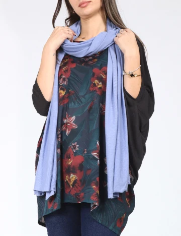 Esarfa Bershka, albastru