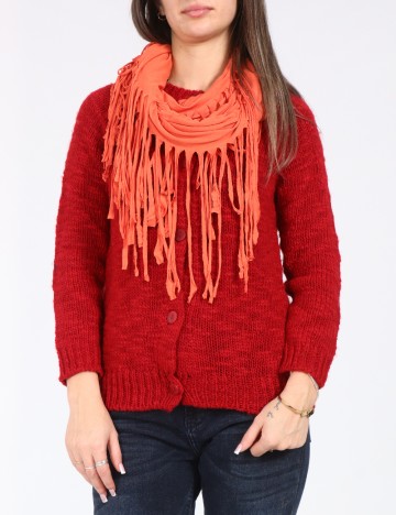 Esarfa circulara Bershka, portocaliu