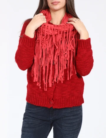 Esarfa circulara Bershka, roz