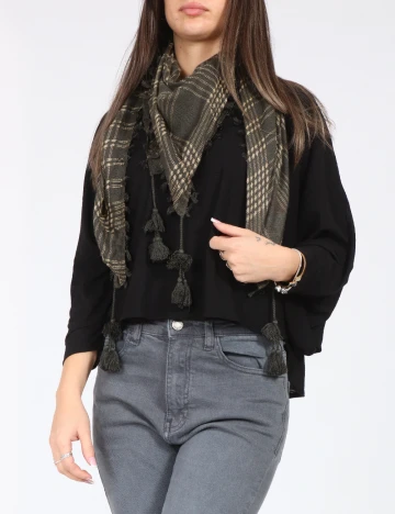 Esarfa Bershka, verde