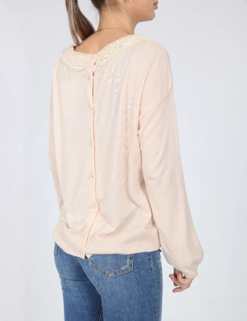 Cardigan Zara, roz pal