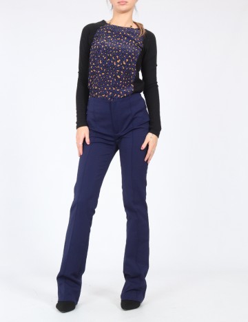 Pantaloni Zara, bleumarin