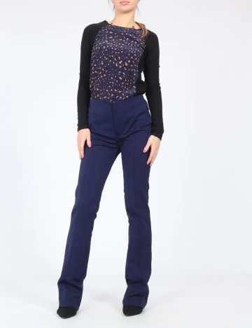 Pantaloni Zara, bleumarin