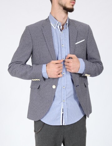 
						Sacou Zara, bleumarin