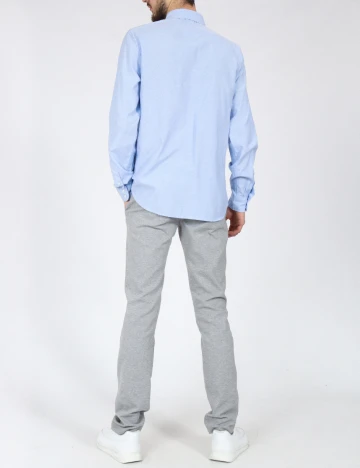 Camasa Bershka, albastru Albastru