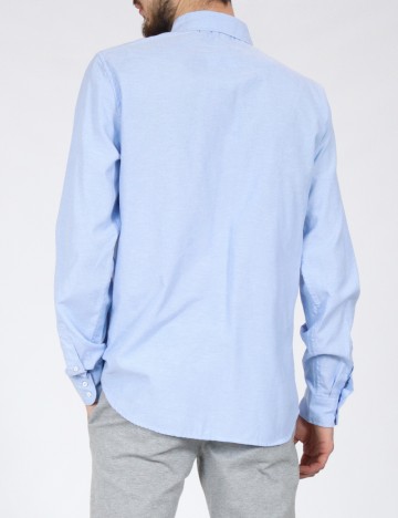 Camasa Bershka, albastru