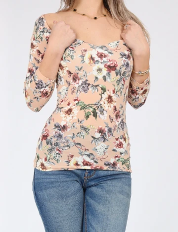 Bluza Bershka, crem