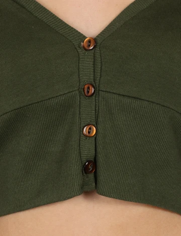 Top Zara, verde