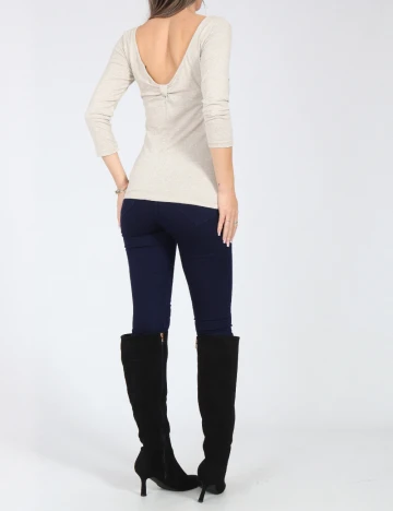 Bluza Bershka, gri deschis