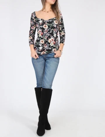 Bluza Bershka, floral print