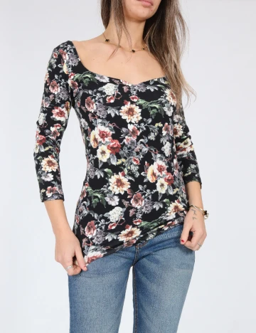 Bluza Bershka, floral print