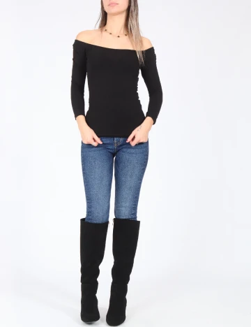 Bluza Bershka, negru