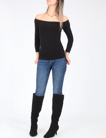 Bluza Bershka, negru