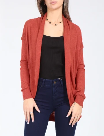 Cardigan Bershka, caramiziu