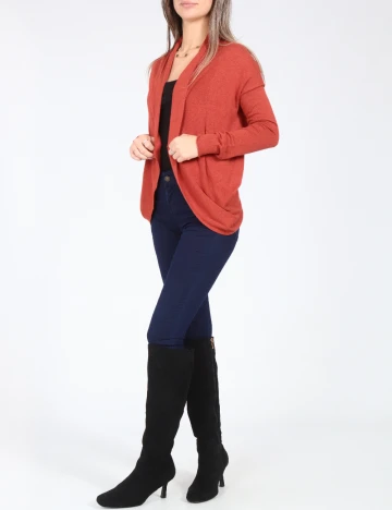 Cardigan Bershka, caramiziu