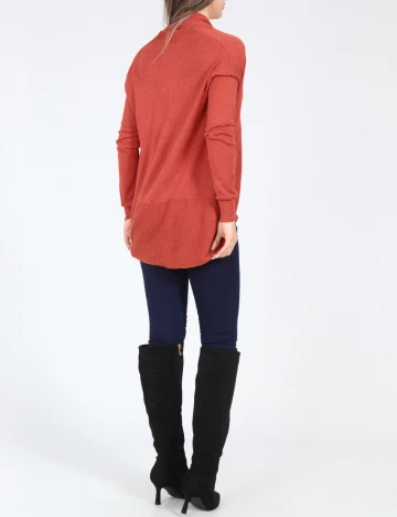 Cardigan Bershka, caramiziu