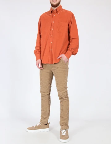 Pantaloni Zara, crem