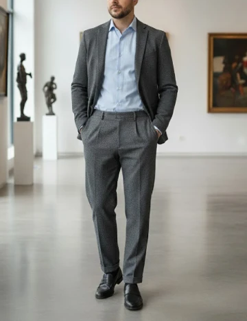 Pantaloni Zara, gri Gri