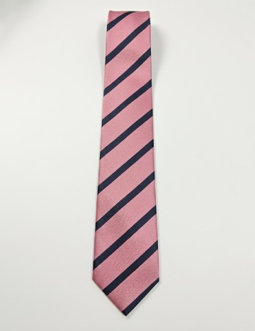 Cravata Zara, roz/bleumarin