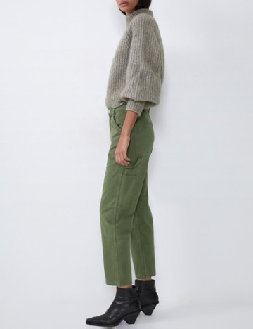 Pantaloni Zara, verde