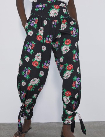 Pantaloni Zara, floral print