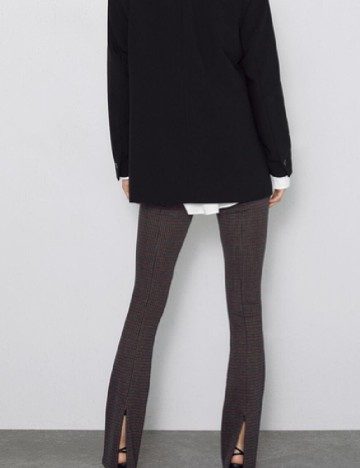 Pantaloni Zara, maro