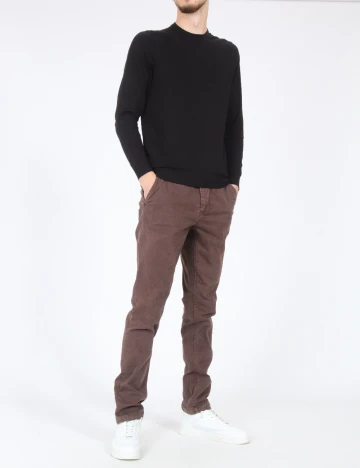 Pantaloni Pull&Bear, maro
