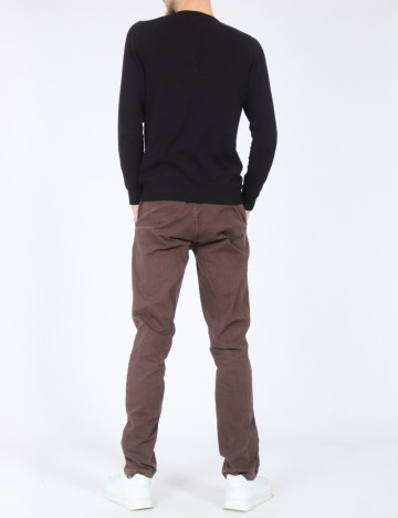 Pantaloni Pull&Bear, maro