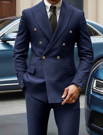 
						Costum SHEIN, bleumarin