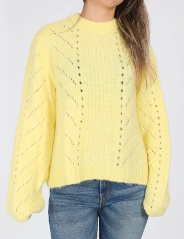 Pulover Bershka, galben