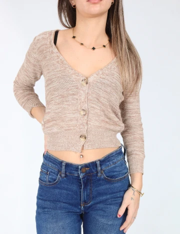 Cardigan Zara, maro deschis