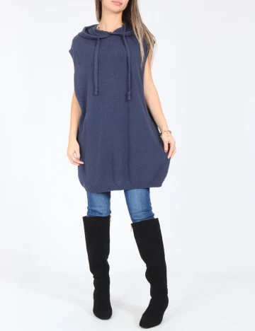 Vesta oversize Zara, albastru Albastru