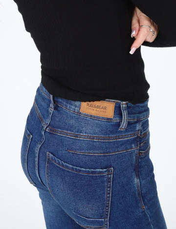 Blugi Pull&Bear, albastru Albastru