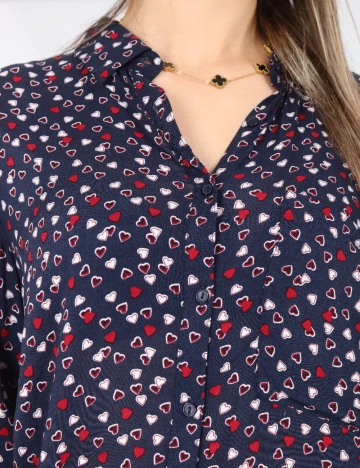 Camasa Pull&Bear, bleumarin