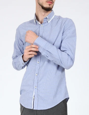 Camasa Zara, albastru Albastru