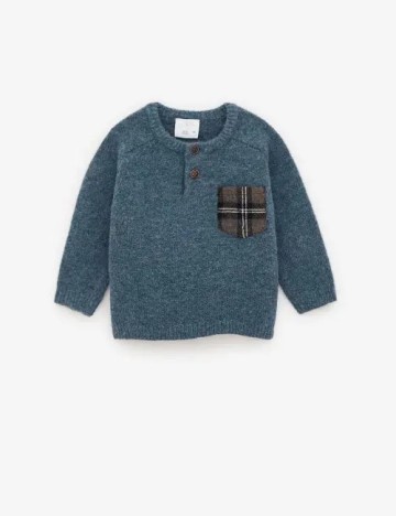 
						Pulover Zara, albastru