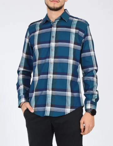 Camasa Zara, albastru Albastru