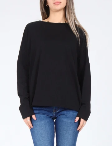 Bluza Oversize Pull&Bear, negru