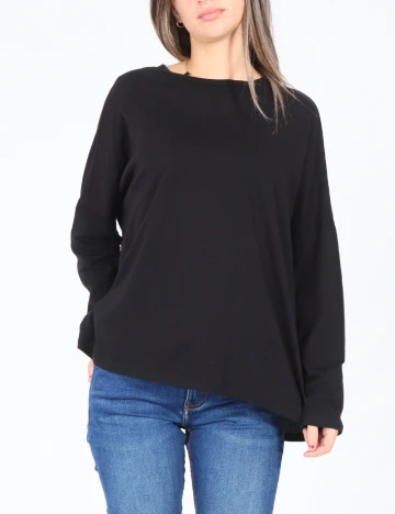 Bluza Oversize Pull&Bear, negru