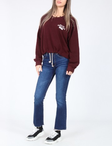 Bluza Pull&Bear, visiniu