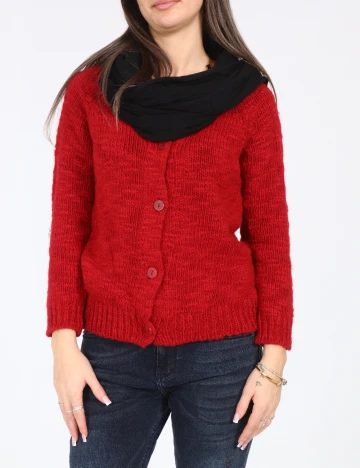 Esarfa circulara Bershka, negru