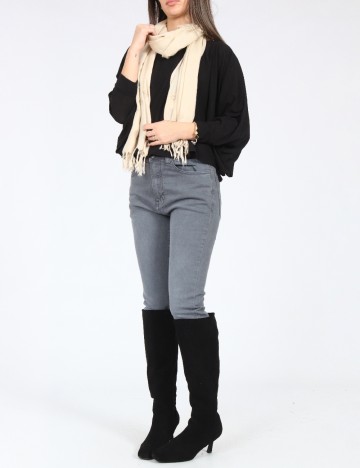 Esarfa Bershka, crem