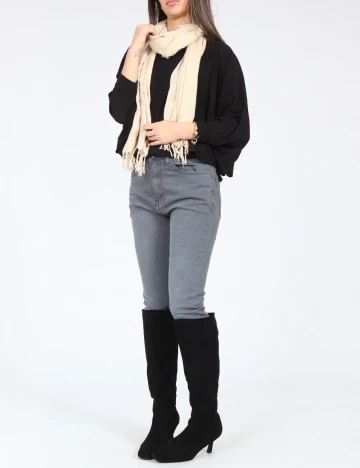 Esarfa Bershka, crem